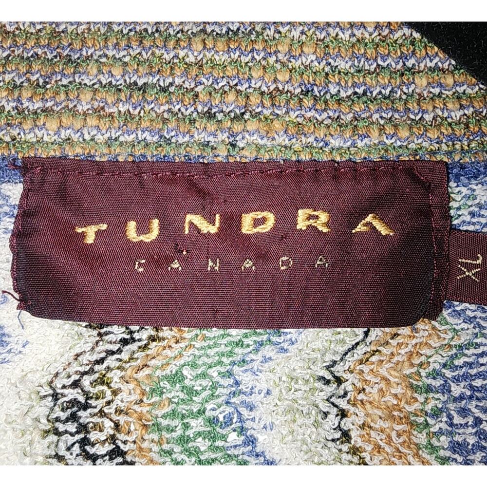 Vintage Tundra Canada Coogi Style Sweater Mens XL Textured Cosby grandpacore - Picture 3 of 6